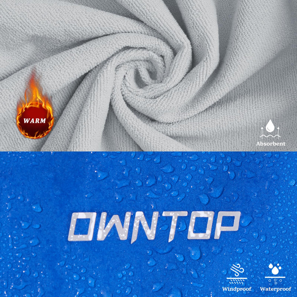 Owntop Swim Parka durable water-resistant shell guards against splashes while outdoors.