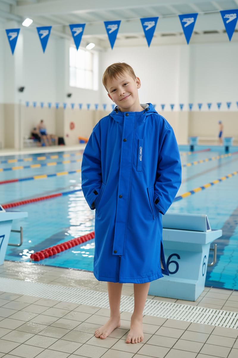 Owntop Swim Parka oversized design enables easy changing on the go.