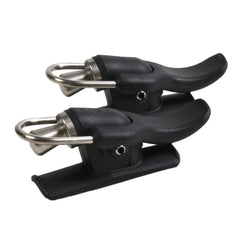OYSTERBOY 2 Pack Casting Cannon Black - front view with thumb trigger