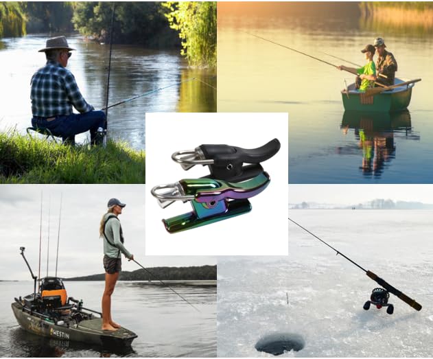 Safe surf casting with OYSTERBOY casting cannon protecting fingers