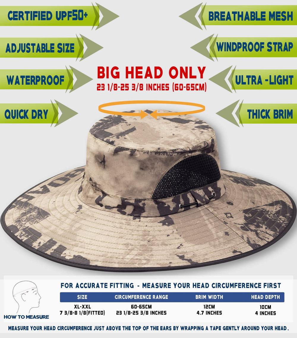 OZ SMART Boonie hat waterproof design keeps you dry during outdoor activities