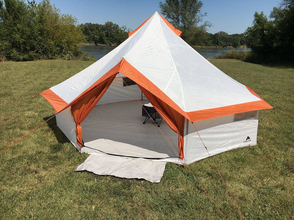 Ozark Trail thirteen-by-thirteen yurt with spacious headroom for groups