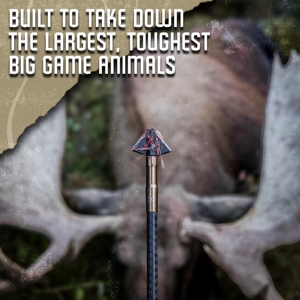 OZCUT Elite 150gr broadhead brand logo and construction details.