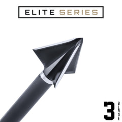 OZCUT Elite 3-Blade 125gr broadhead blade-detail shows sharp cut-on-contact blades.