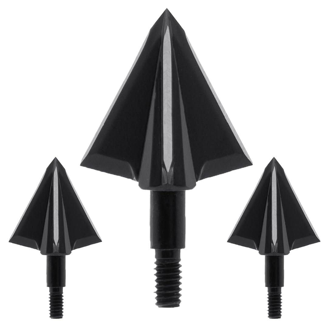 OZCUT Elite 3-Blade 125gr broadhead front view highlights precision profile for clean shots.