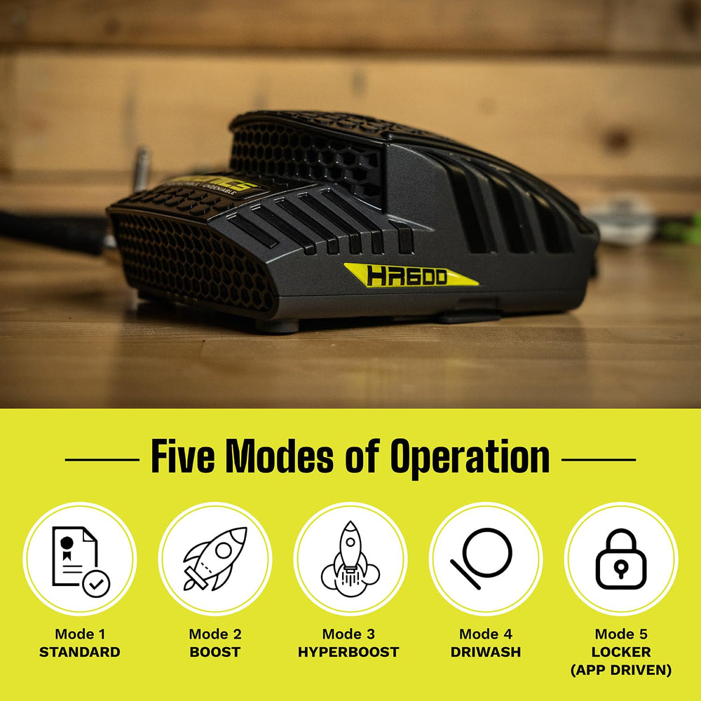 Ozonics HR-600 Bluetooth control enables on-demand adjustments from a smartphone.