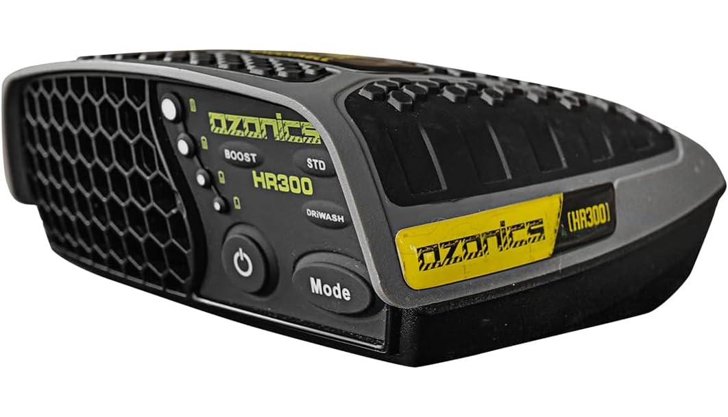 Ozonics HR300 scent eliminator front view for stealth hunting and odor control.