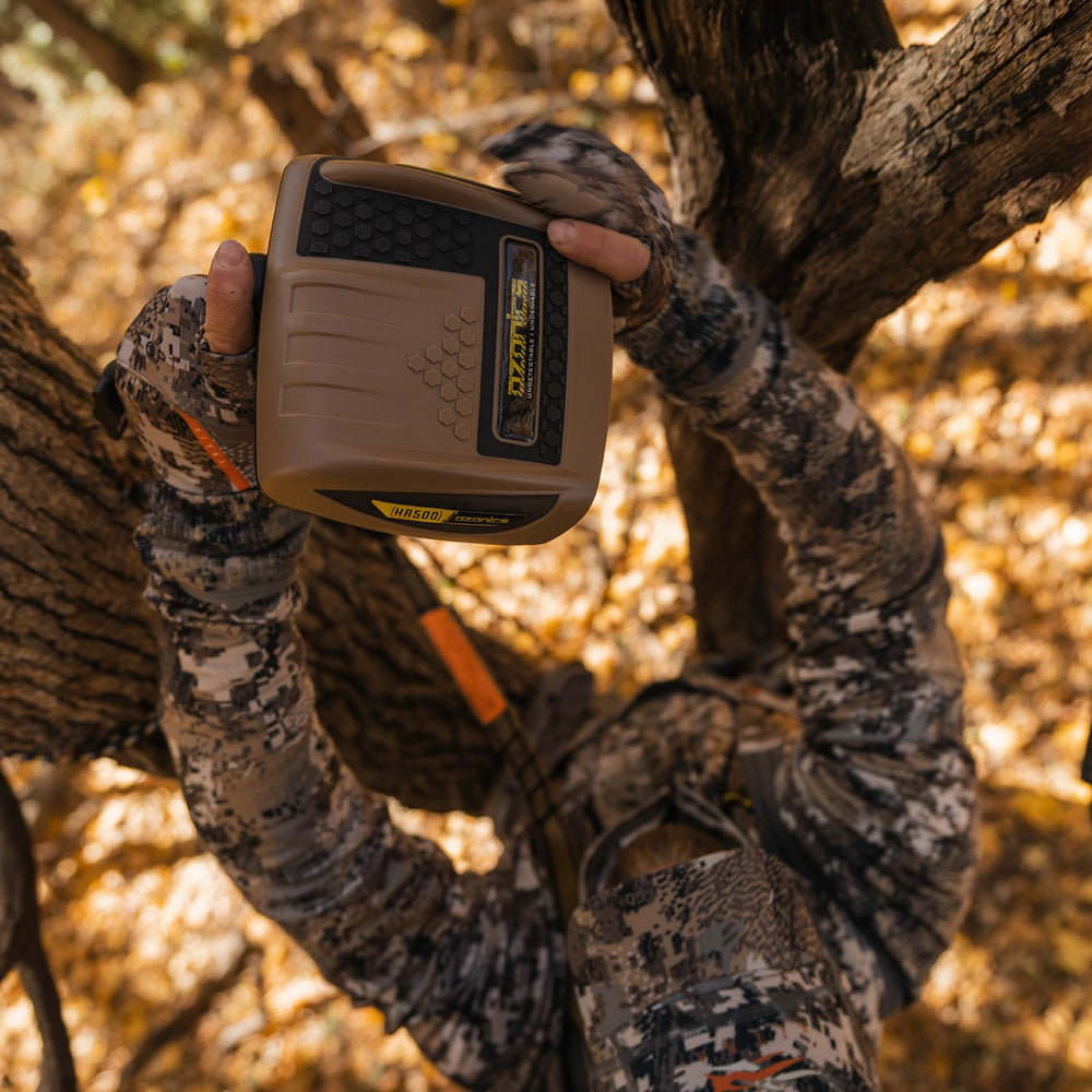 Ozonics HR500 in-field use shows deer-friendly scent management.