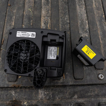 Ozonics SG-BA03XL ready-to-use battery ships partially charged for immediate camp power