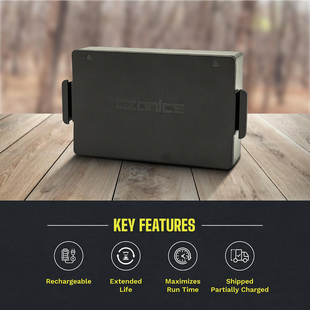Ozonics SG-BA04XL long-life battery supports extended trips with steady performance