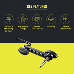 Ozonics SG-MD01 tree screw and bracket demonstrates versatile mounting options for adaptable setups in different stands.