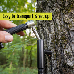 Maneuverable Ozonics SG-MD03 Arm Mount helps place the unit for effective ozone delivery downwind.