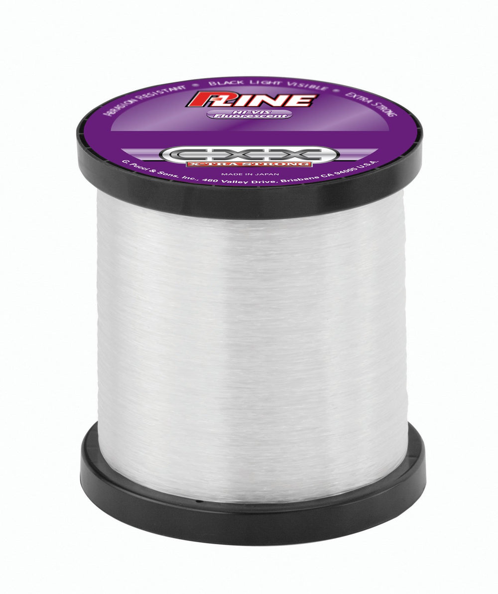 P-Line CXX-Xtra Strong high-visibility bulk spool for tough cover and big-game fishing