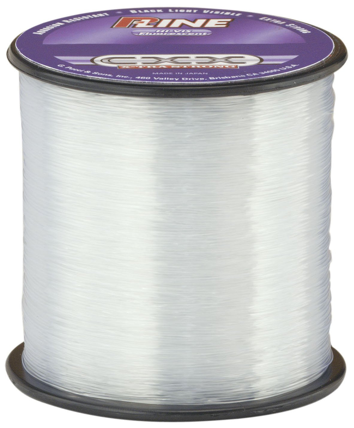 P-Line CXX-Xtra Strong high-visibility spool aids easy strike detection in tough conditions.