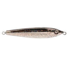 P-Line Laser Minnow 3-Ounce black-silver finish attracts bass and trout