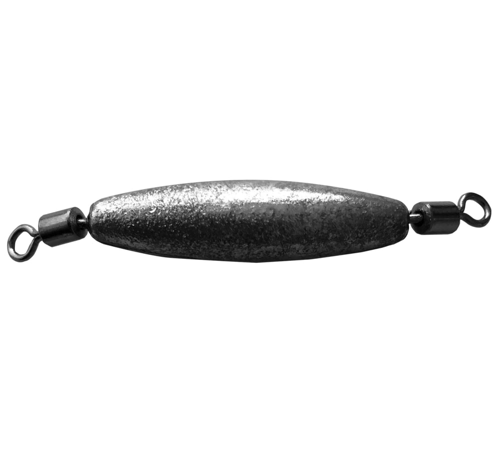 P-Line PLBW-23-8 bobber weight with inside-wire connection for quick depth control.