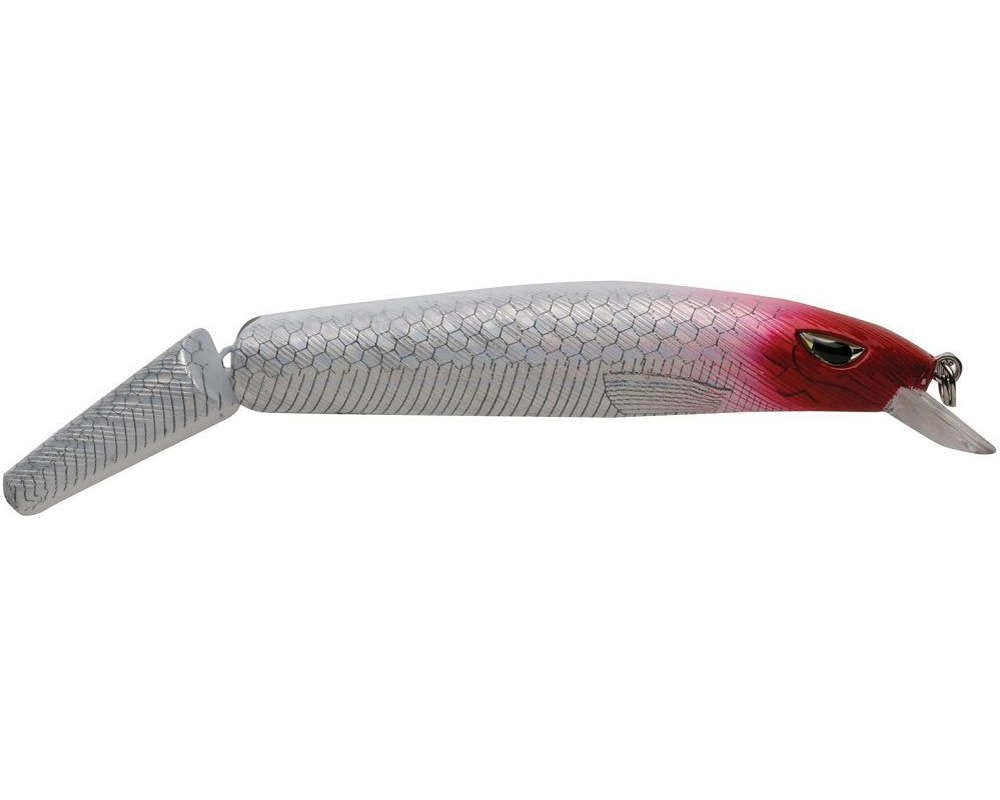 P-Line PPAE-13 Angry Eye Predator lure with jointed minnow action for versatile freshwater fishing.