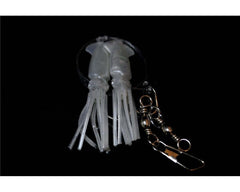 P-Line Rock Cod Squid Rig in Pearl Glitter shines for rockfish fishing