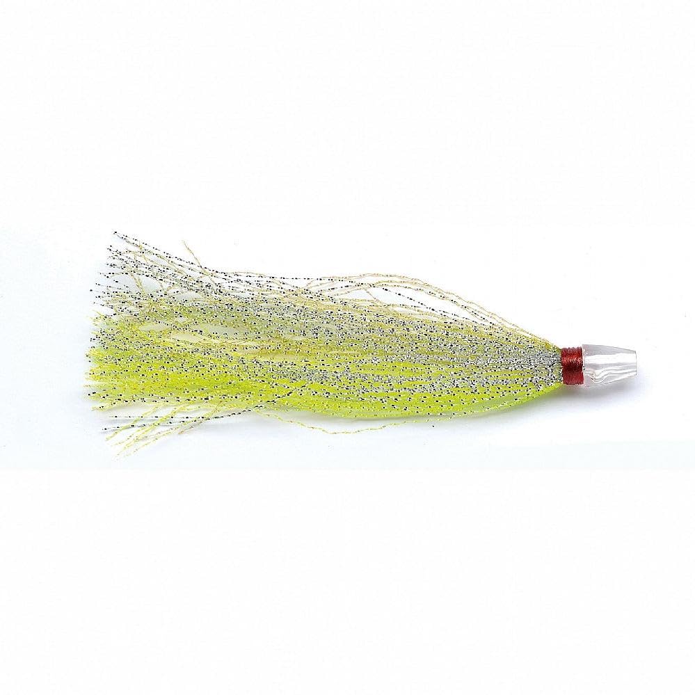 P-Line Squid Insert Lure 4.5-inch rainbow enhances visibility and attraction.