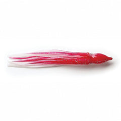 P-Line Sunrise Squid 5 Pack red white 4-1/2 inch for long casts.