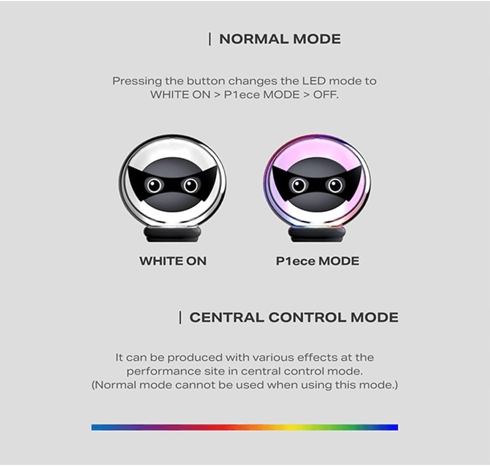 P1HARMONY lightstick ver2 delivery tracking label confirms safe shipping.