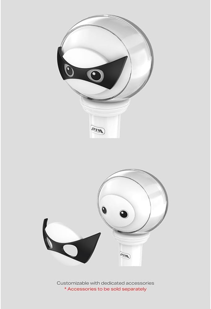 P1HARMONY lightstick ver2 strap demonstrates hands-free design for events.