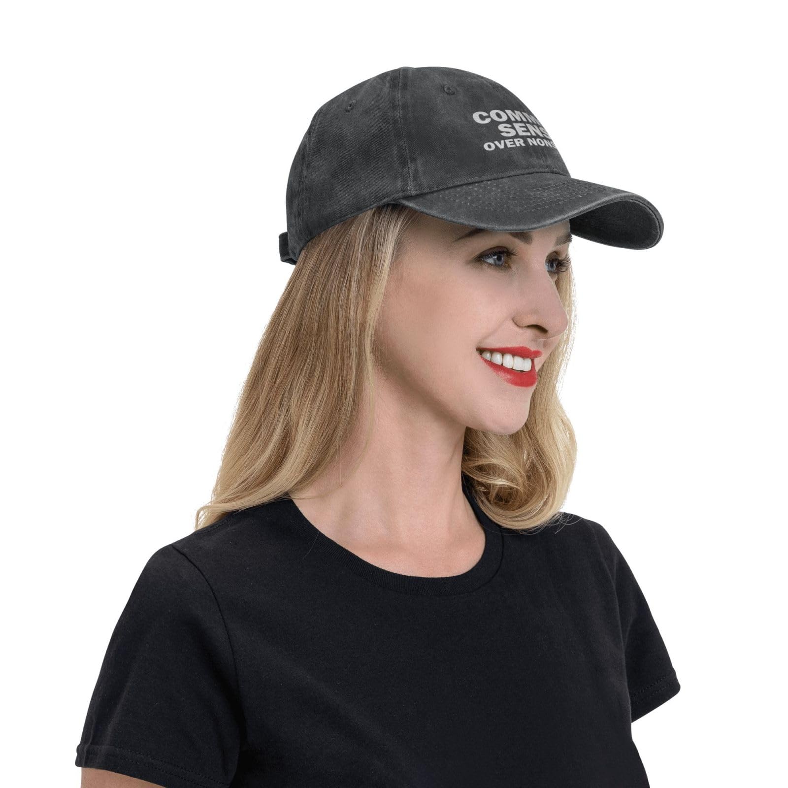 Pabeorsn Common Sense Over Nonsense Hat versatile daily accessory for workouts and errands