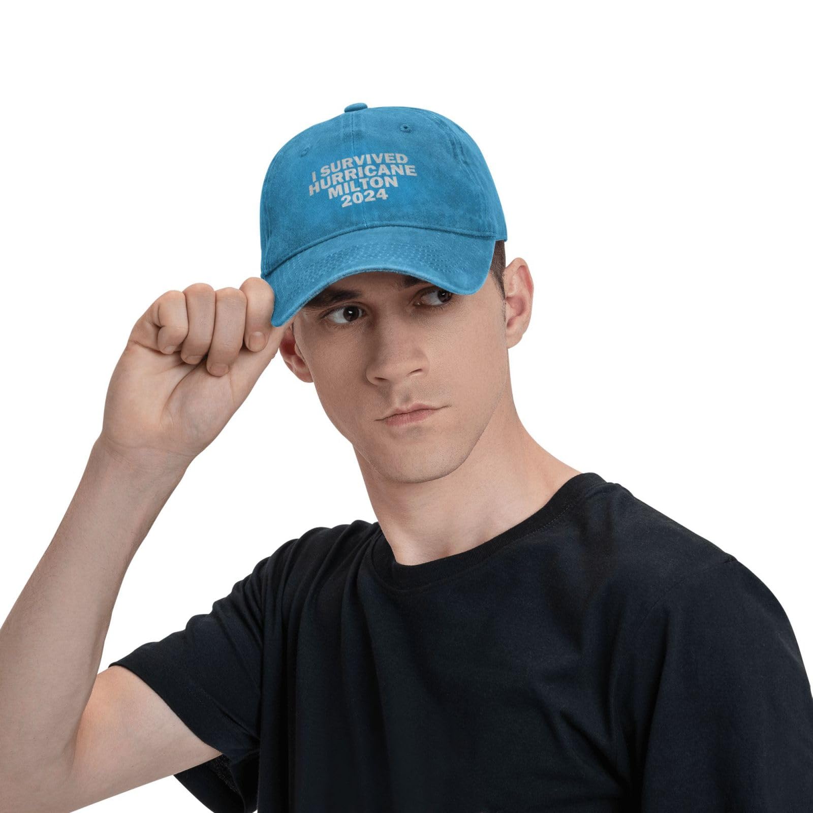 Pabeorsn I Survived Hurricane Milton 2024 hat gift-ready packaging, great present.