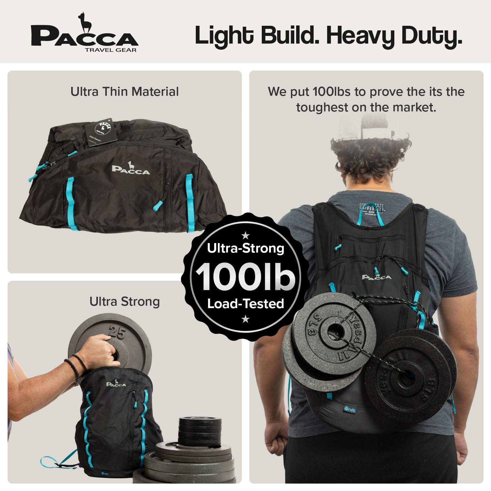 Pacca Onda hydration port demonstrates easy access for on-the-go drinking.