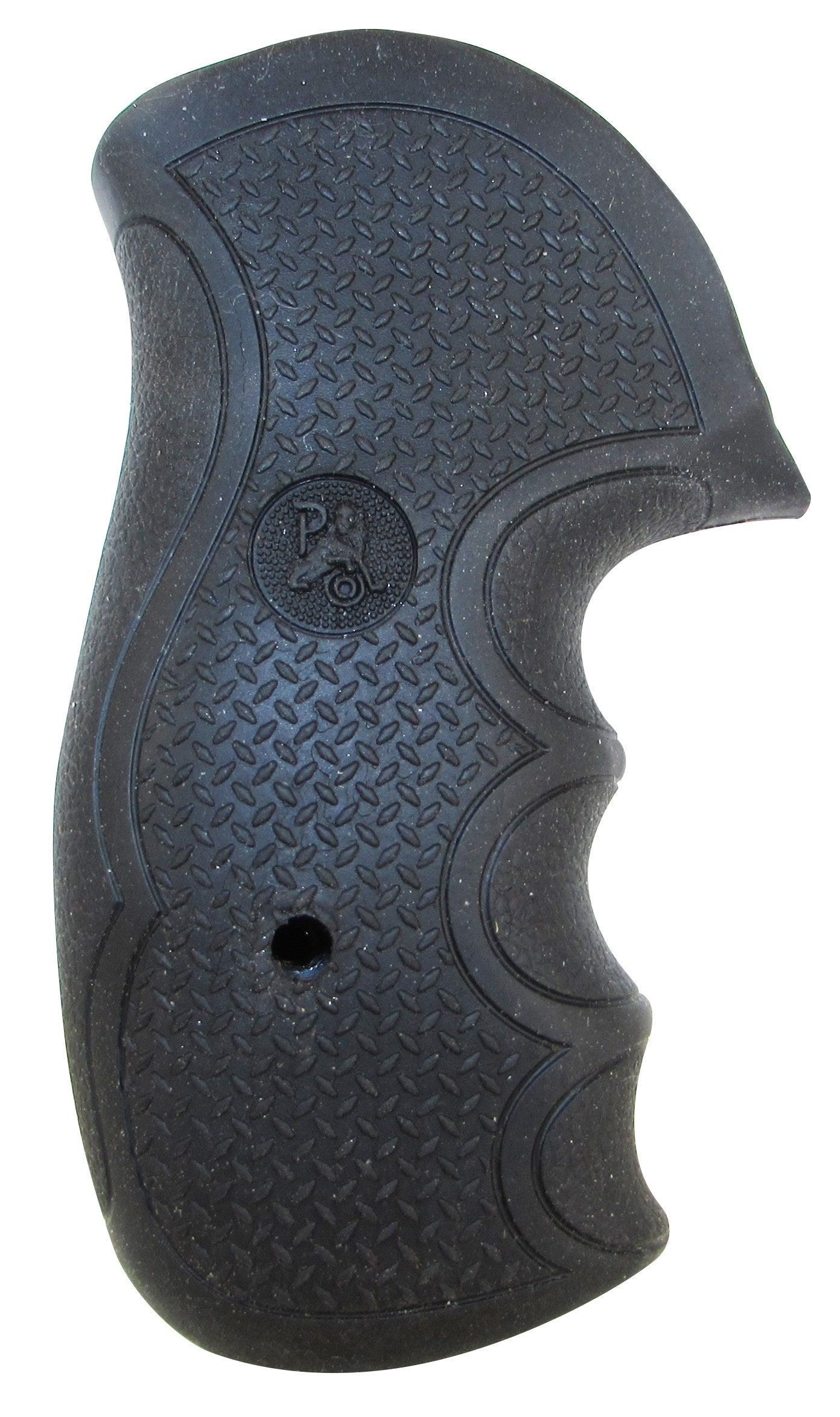 Finger grooves on Pachmayr 02484 Diamond Pro Ruger GP100 grips – black