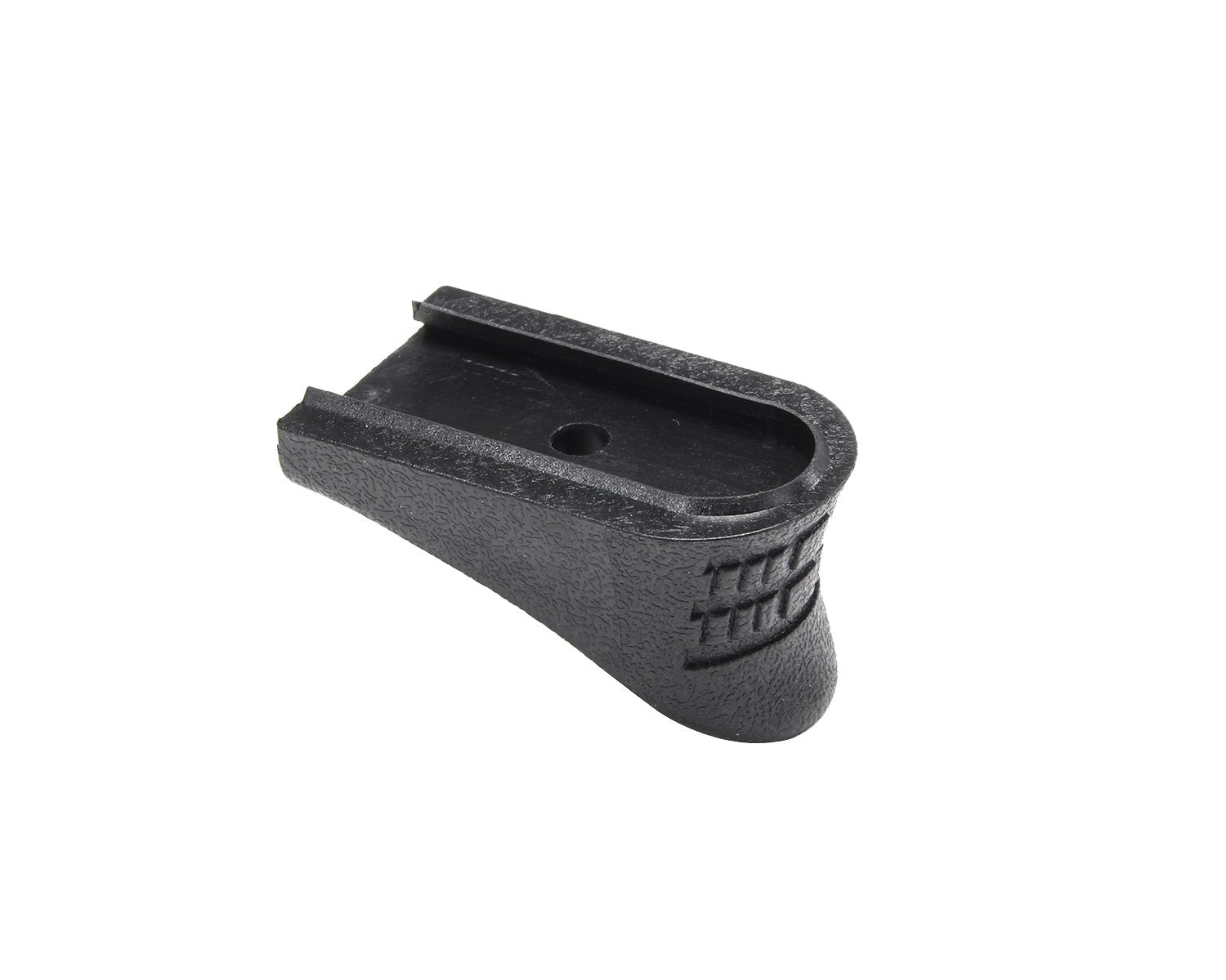 Pachmayr Springfield XD-S grip extender installation guide view.