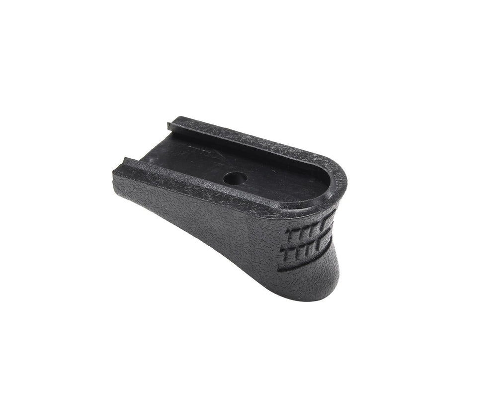 Pachmayr Springfield XD-S grip extender installation guide view.