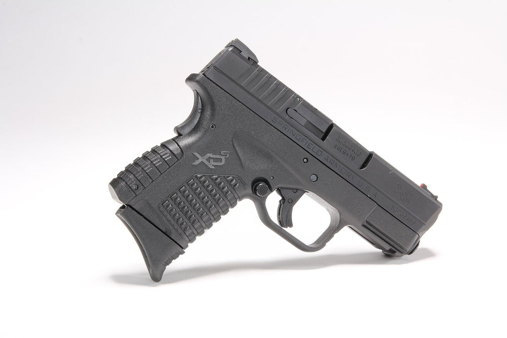 Pachmayr Springfield XD-S grip extender packaging with quick install indicators.