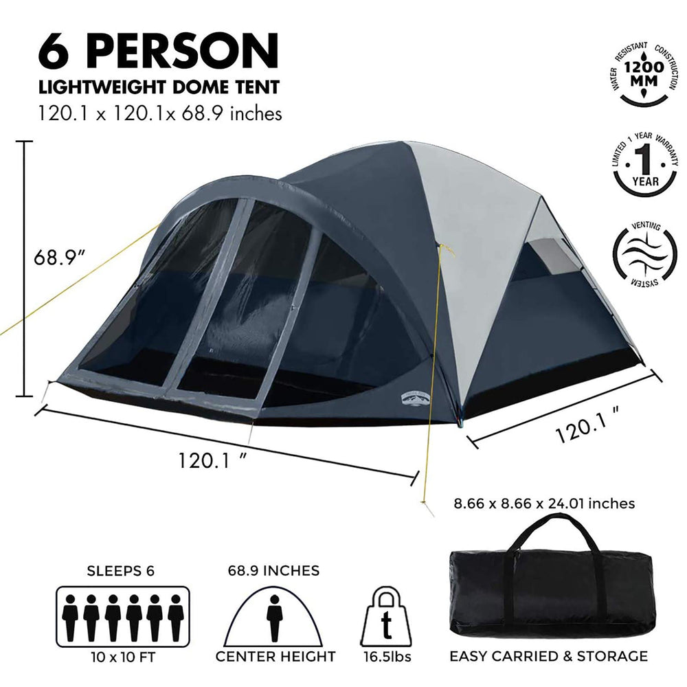 Pacific Pass screen room offers a sheltered porch for relaxing or gear storage.