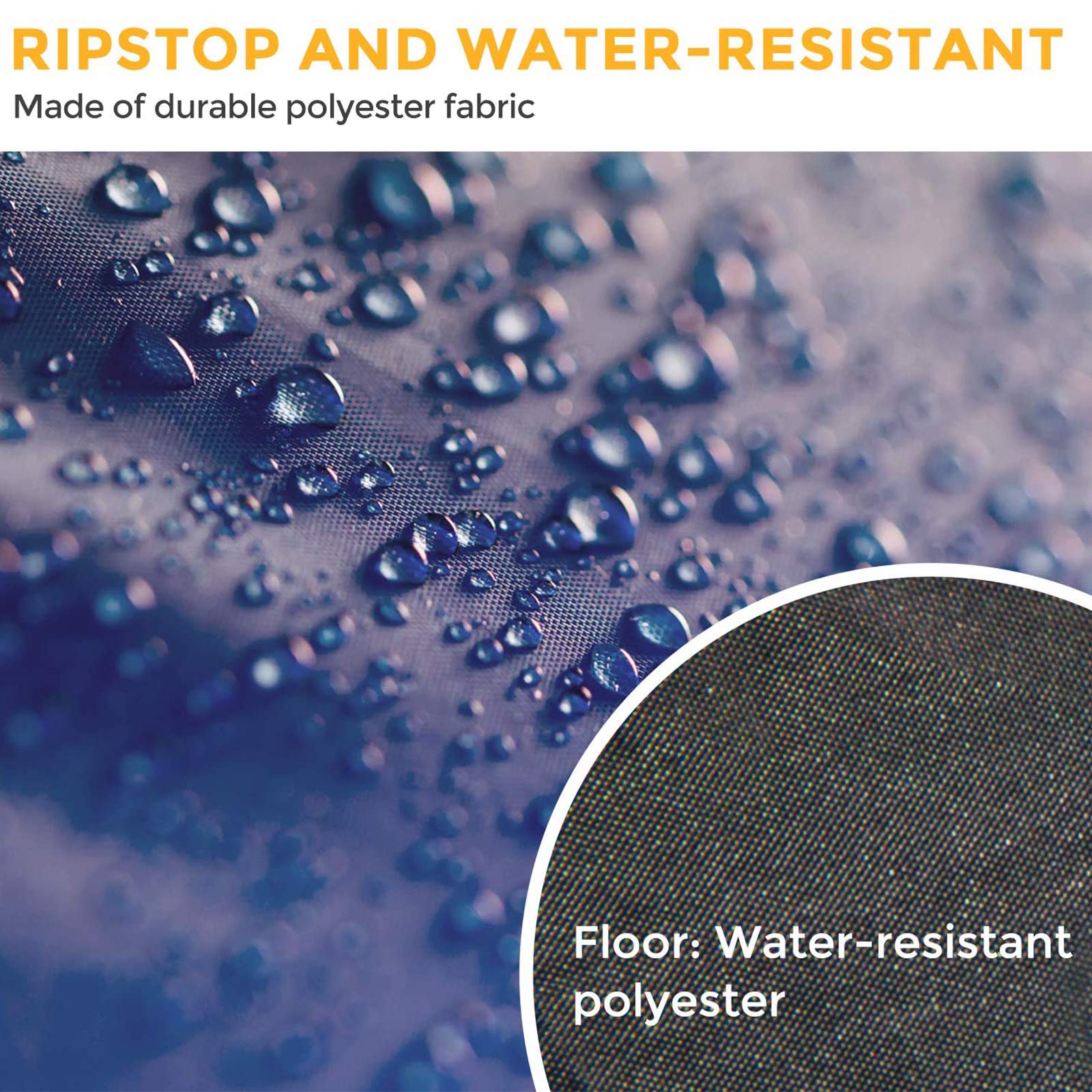 Pacific Pass durable fabric plus 1200 mm waterproofing helps keep gear dry.