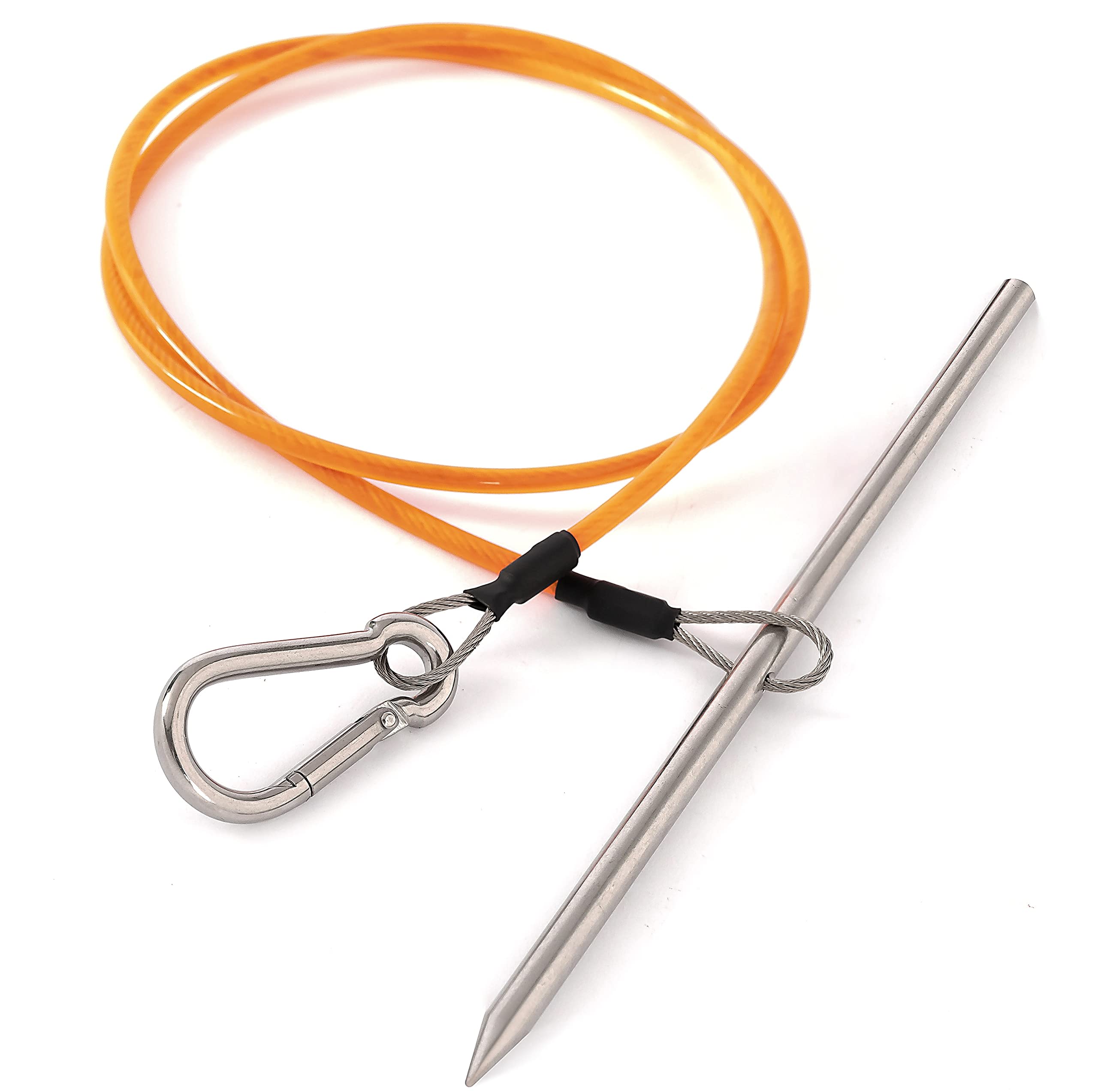 Pacific Reef Spearfishing Stringer with Carabiner - full product image