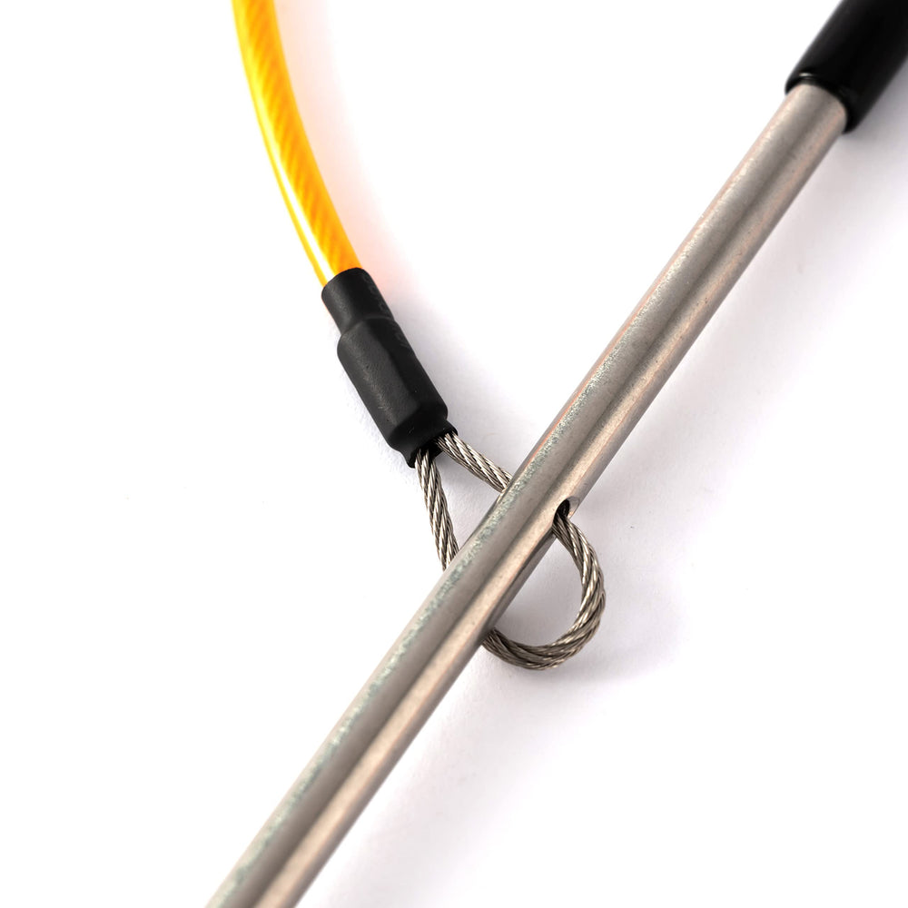 7 inch rod and 1/4 inch diameter steel components