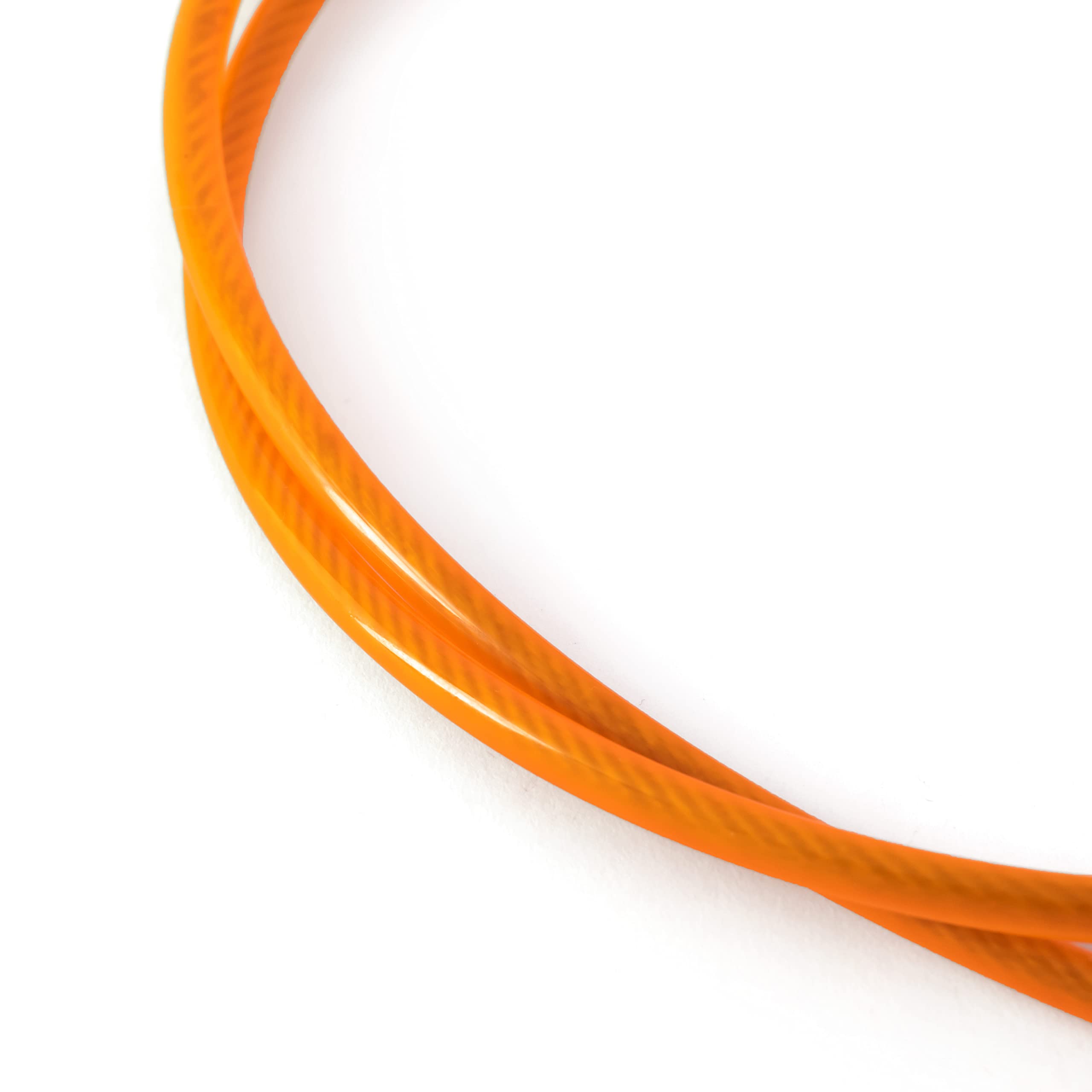Heavy-duty coated braided steel construction
