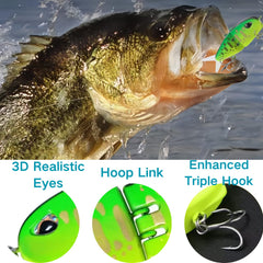 Close-up of multi-jointed glide bait body