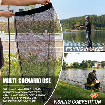 Packaging includes 1 x Fishing Net Bag