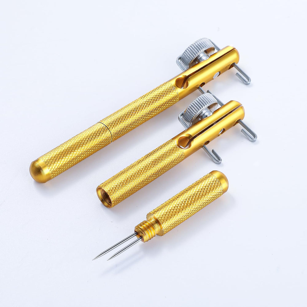 Packaging showing two knot tying tools