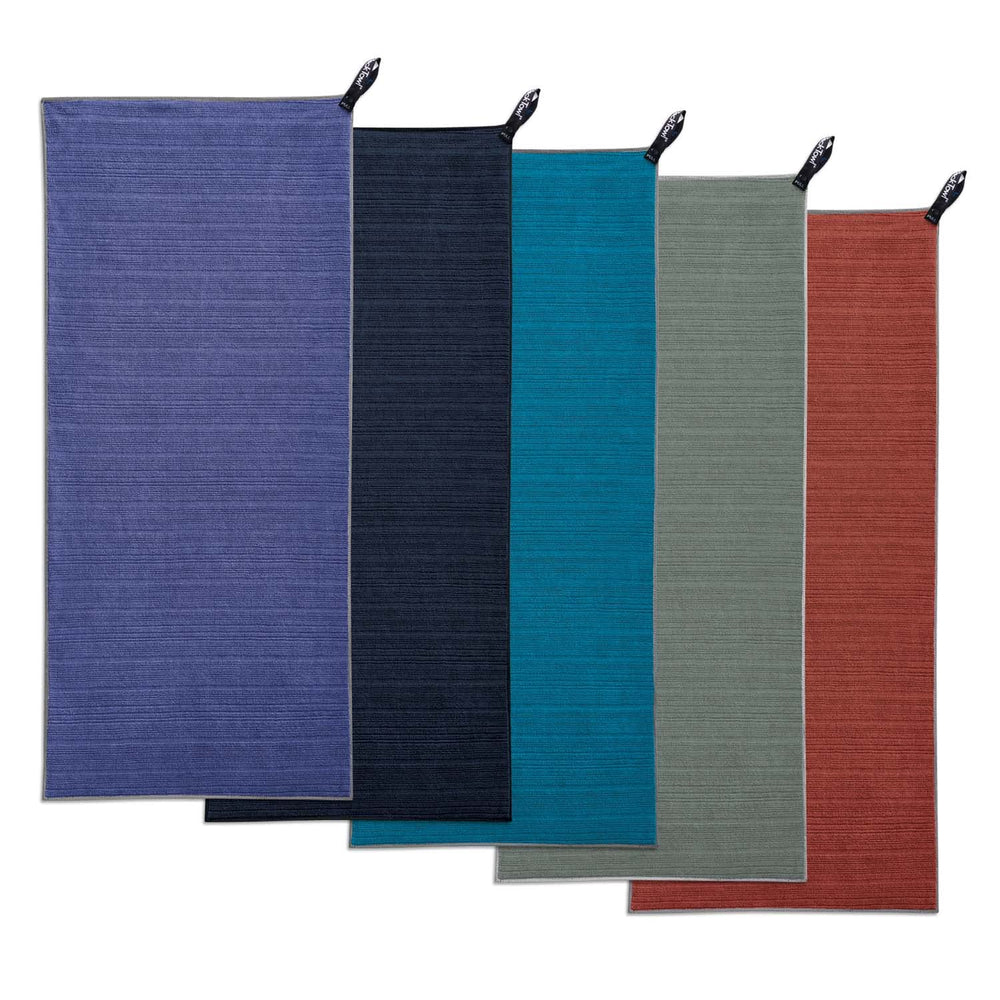 PackTowl Luxe towel with hanging loop for easy air drying after workouts