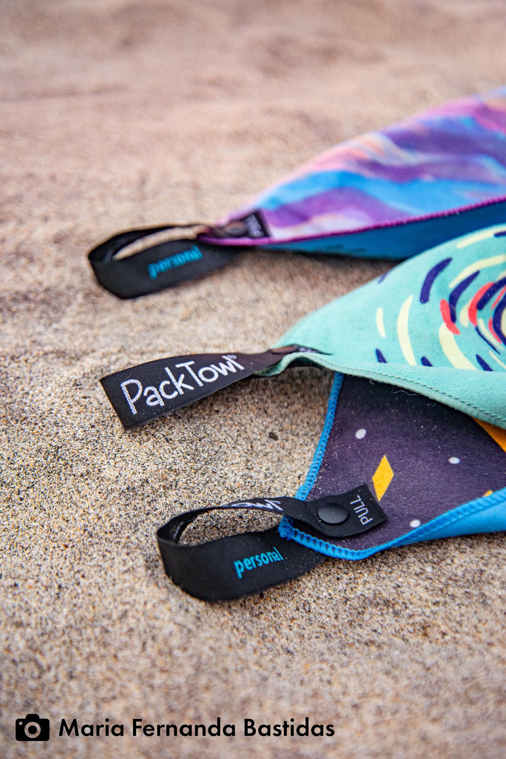 PackTowl Personal Flow Print gym-use image reflects quick-dry towel for workouts.