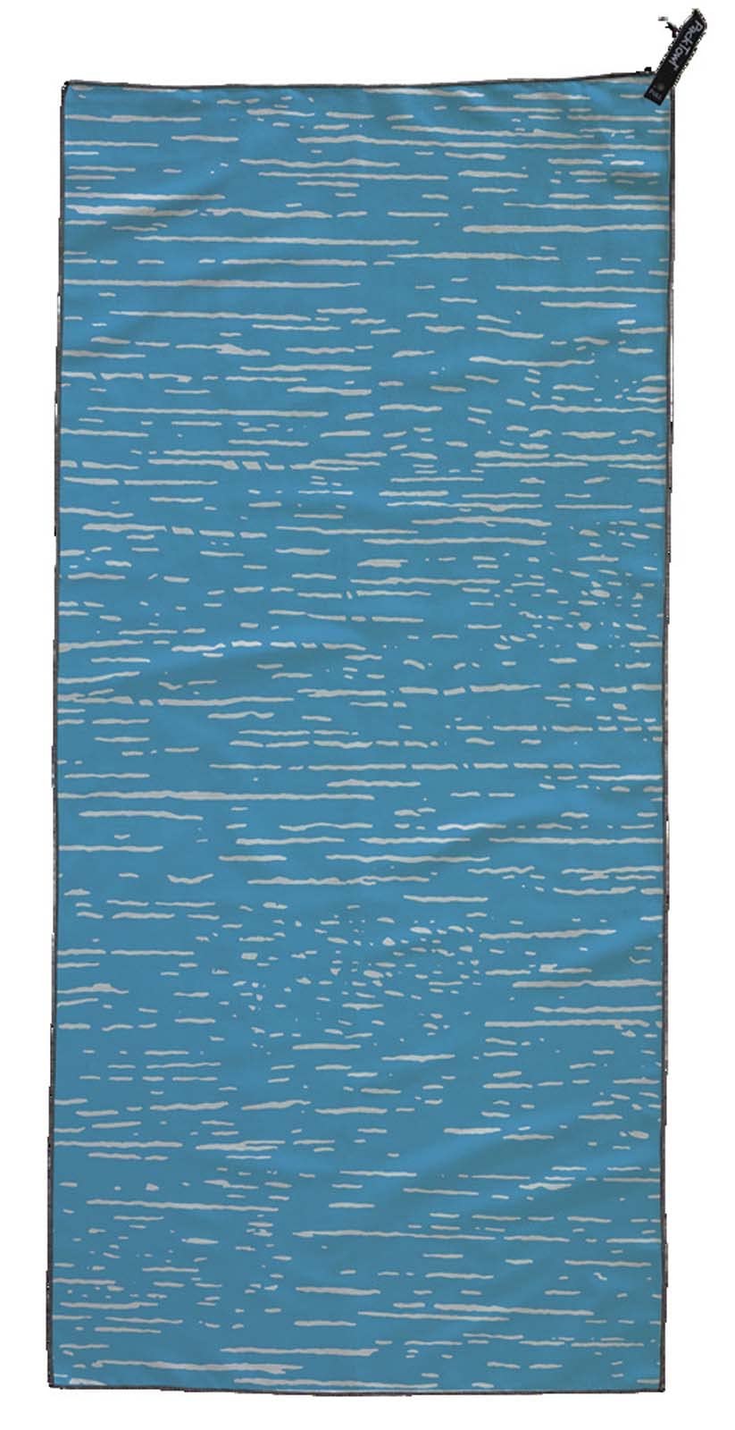 PackTowl Personal ripple print towel beach 36x59, ultra-soft microfiber dries quickly for travel