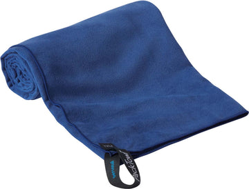 PackTowl Personal ultralight towel in a gym bag, lightweight and quick-drying between sessions.