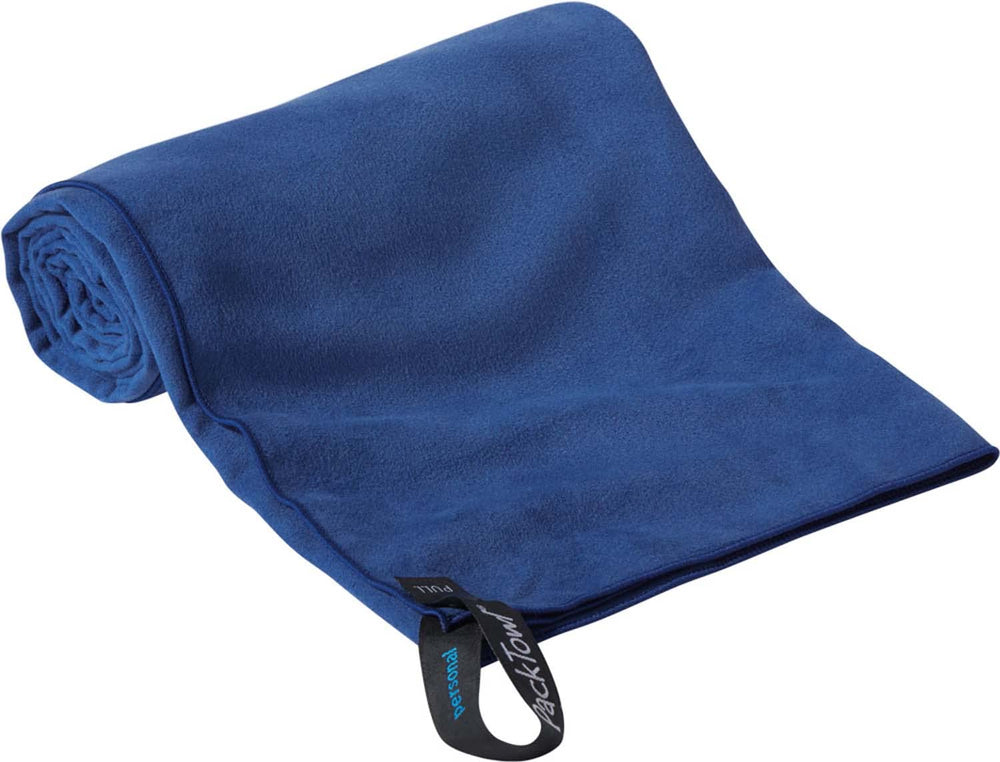 PackTowl Personal ultralight towel in a gym bag, lightweight and quick-drying between sessions.