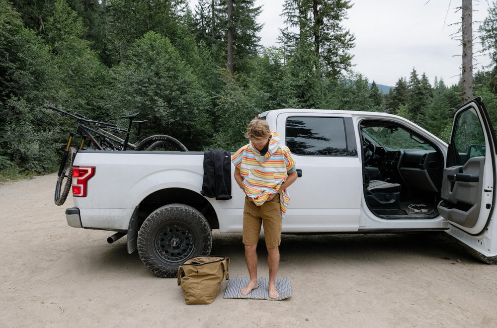 PackTowl suitable for surfing and swimming changing needs