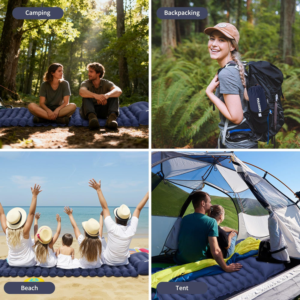 PACOONE compact folded size fits into a backpack for easy transport