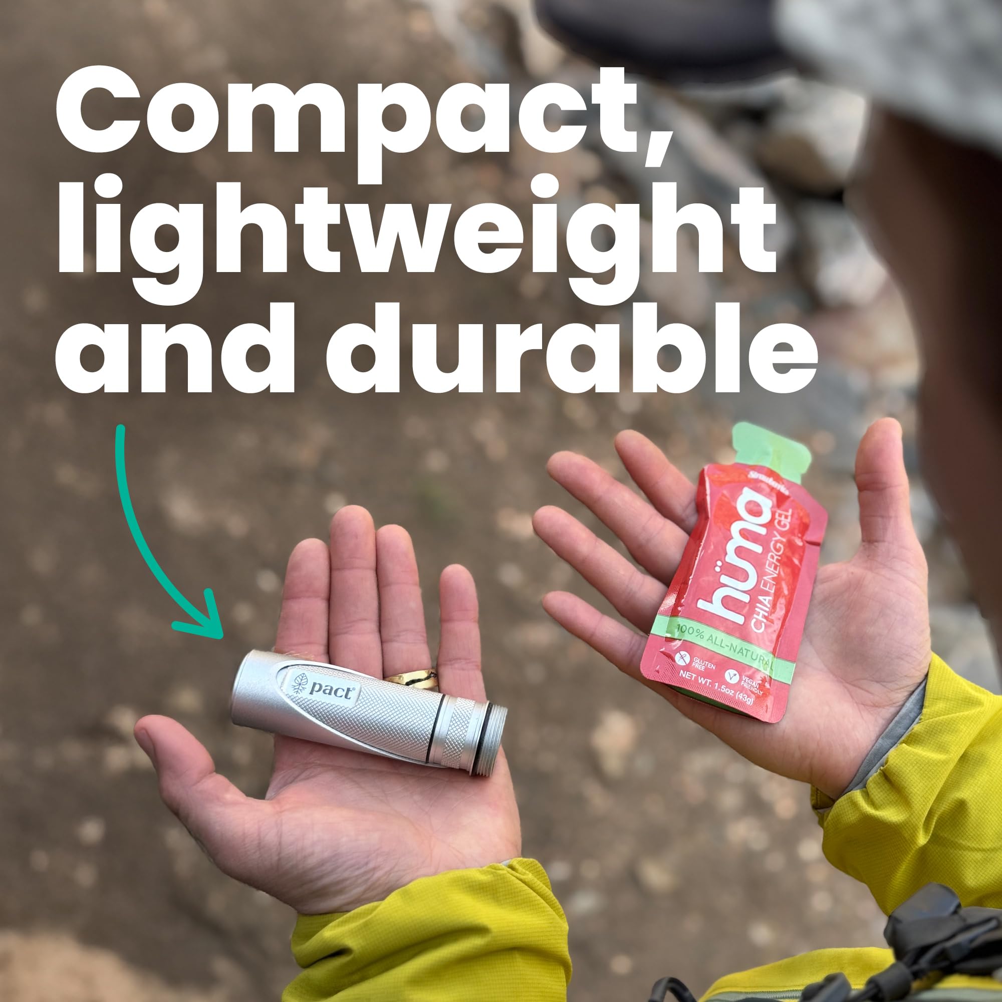 PACT Ultra Lite Bathroom Kit compact dig kit fits in any pack.