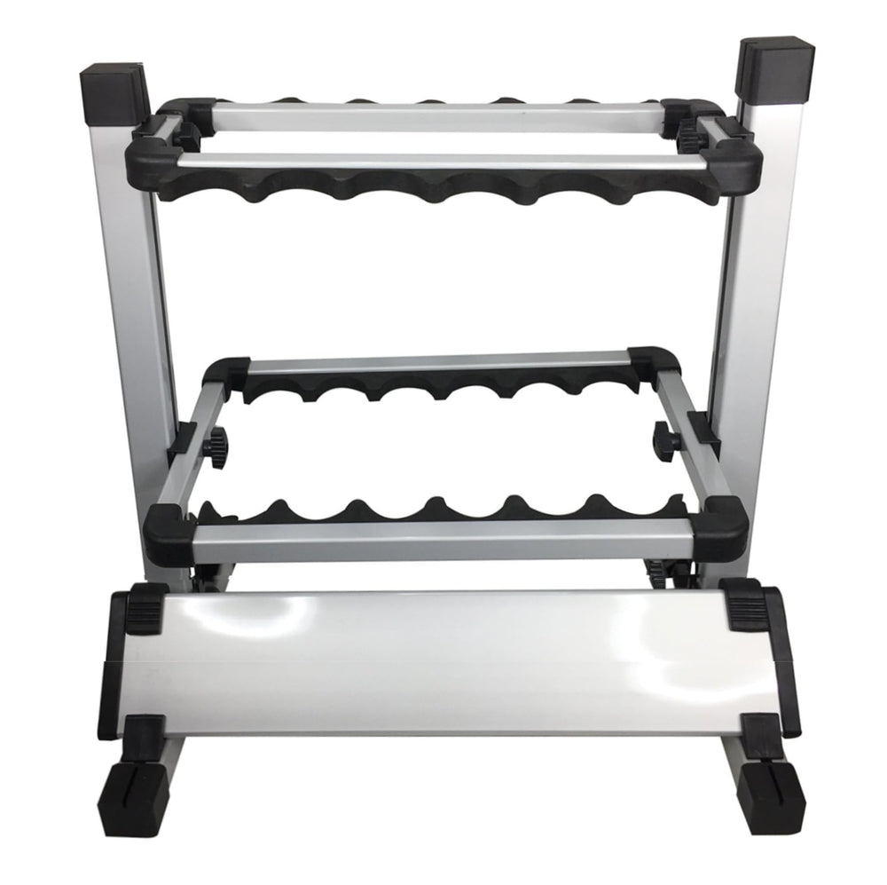 Pactrade Marine 12-slot rod stand keeps fishing gear organized and within reach